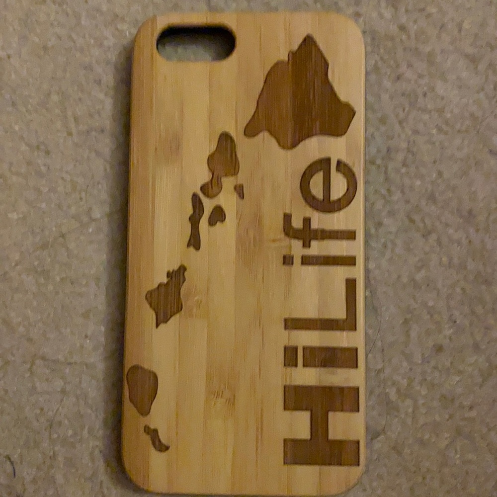 NWT wooden Hawaiian islands iPhone 6, 6s case!